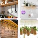 25 Pack Heart Shaped Screw Hooks for Hanging, 2.36 Inch Metal Ceiling Hooks for Outdoor String Lights, Plants, Keys and Decorations, Hanging Hooks for Indoor and Outdoor Use (Silver)