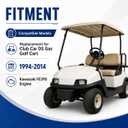 Golf Cart Exhaust Muffler Assembly Replacement for 1994-2014 Club Car DS Gas with Kawasaki FE290 Engine, Replace 101859301