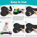 Dog Recordable Training Buttons, Set of 7 Colors, Dog Buttons for Communication, Dog Speech Training Buzzers, Loud Clear Already Recorded Words, Adjustable Volume