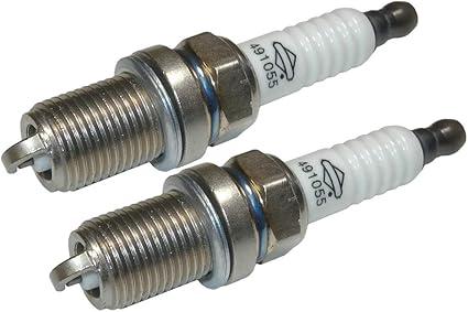 Briggs & Stratton 491055-2pk Spark Plug (2 Pack) Replaces 805015/72347/491055/Champion RC12Y