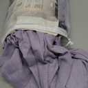 Lavender Purple Linen Back Tab Curtains 90 Inches Long 2 Panels Set for Dining Cottage- Soft Light Weight Airy Semi Privacy Sheer Curtains Hooks Rod Pocket Light Filtering Curtains 52 x 90 Inch Length