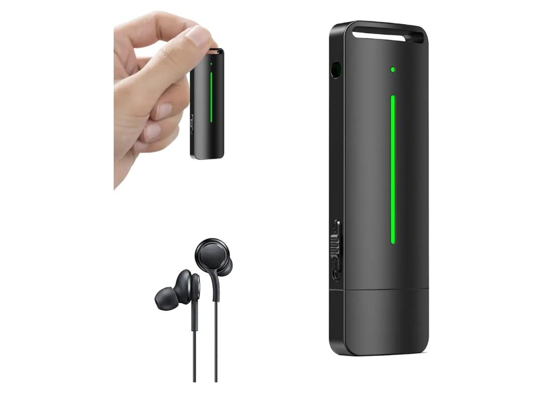 Voice Activated Recorder, Voice Recorder,Voice Memo Device, USB Digital Audio Note Taker with Playback, One-Click Operation, 25-Day Standby, WAV HD Sound, Portable for Meetings, Lectures, Interviews