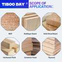 Compression Cut Spiral Router Bits 1/4 Shank Router CNC Router Bits 1-1/4 inch Cutting Length with Nano Multicolore Coating Solid Carbide Tungsten Steel CNC End Mill 3 inch OVL for Wood Craving Cut.