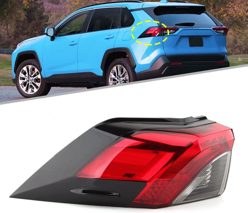 Tail Light Rear Brake Lamp For Toyota RAV4 2019 2020 2021(Left Driver Side) With bulb Replace TO2805148 81550-0R090