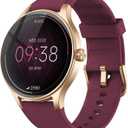 Fitpolo Smart Watch for Women Android iPhone, 1.27'' HD Fitness Tracker with Bluetooth Call & Answer, IP68 Waterproof, Heart Rate/SpO2/Sleep Monitor, Built-in AI Voice, 105+ Sports Modes (Purple)
