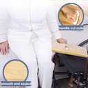 Wooden Slide Transfer Board with Handles, 500 lb Capacity Heavy Duty Slide Boards for Transfers of Seniors and Handicap