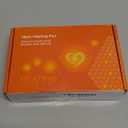 Cordless Neck Massager with Heat, Red Light Therapy for Neck, Neck Heating Pad for Pain, Heated Neck Wrap, 660nm 850nm, FSA Eligible HSA, Heated Neck Massager, 3000mAh Battery, Black