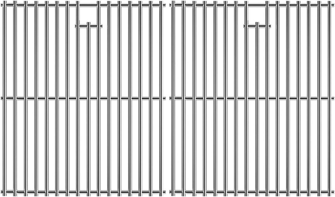 15 Inch Grill Cooking Grates Replacement, Stainless Steel Grill Grates for Select Gas Grill Models by Broil King, Broil-Mate, Huntington and Sterling Gas Grill, 2 Pack