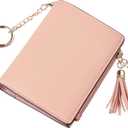 Gostwo Small Wallets for Women, Stylish Womens Wallet with ID Window, Zippered Coin Pocket and Tassel. Cute RFID Wallet for Women, ideal for Teen Girls, Commuters, and Women for Daily Use