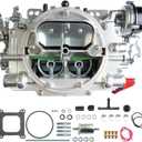 1411 Carburetor 750 Cfm 4 Barrel Square Bore Air Valve Secondary Electric Choke Replacement For Edelbrock Performer Series