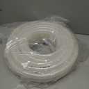 3/4 ID  1 OD - 50 ft Clear Braided Hose Plastic Vinyl Tubing, High Pressure Flexible Reinforced PVC Tube for Transfer Water Air Oil, BPA Free & Non-Toxic