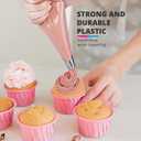Riccle Disposable Piping Bags 12 Inch - 100 Anti Burst Pastry Bags - Icing Piping Bags for Frosting - Ideal for Cakes and Cookies Decoration