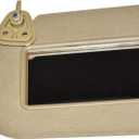 Right Passenger Side Grey Left Driver Side Beige Sun Visor with Makeup Mirror LH Compatible with Hyundai Elantra HD 2006-2010 Replace 85210-2H000V2 852012H020V2 (Beige, Left Driver Side)