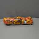 Ivydale 2 PCS Artificial Fall Hanging Flowers Fake Petunias Outdoor, Silk Faux Morning Glory Flowers with Eucalyptus,UV Resistant Realistic Mums Plants for Home Garden Decor (Fall Orange+Yellow)