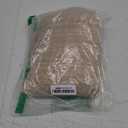 Round Picnic Tablecloth, Waterproof Elastic Fitted Table Covers for Tables, Wipeable Flannel Backed Vinyl Tablecloths for Camping, Indoor, Outdoor, Beige