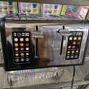 Mecity 4 Slice Toaster with Touch Screen Control, 4 Wide Slots, Stainless Steel Smart Bread Toaster for Bagels, Muffins, Waffles, Dual Control Panel, Timer, Defrost, Reheat, 120V 1650W