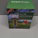 Ottsuls Solar Bird Feeder for Outdoors Hanging, Metal Wild Cardinals Garden Lantern with S Hook, Weatherproof and Water Resistant Birdfeeders as Gift Idea for Women Mom Grandma Bird Lovers (Bronze) (8"x8", Brown)