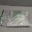 EEOST Adult Diaper Cover for Incontinence Noiseless LeakProtection Underwear Plastic Pants Over Diapers Waterproof Rubber Pants (White, M(Men Size))