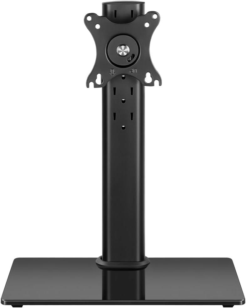 FURWOO Computer Monitor Single TV Stand Five-gear Height Adjustment 80x80mm,95x95mm, load-bearing 77lbs