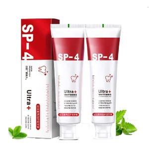 2Pc Sp-4 Toothpaste, Yayashi Sp-4 Probiotic Whitening Toothpaste, SP-4 Brightening Toothpaste Fresh Breath Toothpaste, Promotes Healthy Teeth and GumsSp-4 Stain Removing Toothpaste