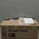 53 Gallon Collapsible Rain Barrel with Zipper Open and 12 Poles, 200L Protable Rainwater Collection System Kit with 1 Spigot and 2 Overflow, 1000D Oxford Rain Catcher Barrel for Outdoor Garden Camping