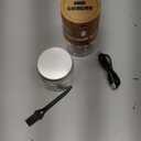 Electric Herb Grinder, Electric Spice Grinders Mini Size 2inx3.5inches with 2pcs 1.7oz/50ml Glass Jar Rechargeable Automatic Herb Grinder