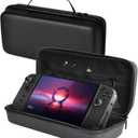 Travel Carrying Case Bag for Lenovo Legion Go 8.8" Handheld,Stand EVA Hard Shell Cover with Pocket for Lenovo Legion Go Gaming,Cable,Charger & Card(Black)