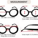 Eyekepper 4-pack Round Reading Glasses for Women Reading - Oversized Ladies Readers +1.75
