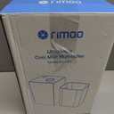 Stainless Steel Humidifier, Cool Mist Humidifiers with Only 3 Parts Easy to Clean, Top Fill Humidifier with 1-9H Timer, 30dB Whisper-Quiet, Filterless for Bedroom Large Baby Room Office