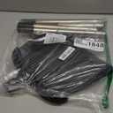 Heavy Duty Broom, 55 Inch Long Handle Outdoor Large Angle Brooms, Commercial Broom for Sweeping Indoor, for Home Garage Kitchen Office Courtyard Lobby Patio Lawn ConcreteBlack (1 Pack)