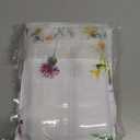 Wildflower Grass Summer Tablecloth Waterproof, Iris Flowers Table Cloth Rectangle Stain Resistant, Washable Table Cover for Home Kitchen Dining Party Decoration (6084 Inch) (Inflorescence)