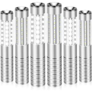 Bottle Service Light 6 Pack, Rechargeable LED Strobe Baton Lights, Reusable LED Champagne Bottle Handheld Lighting Topper for Bar Nightclub Concert Event Outdoor