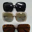 miyya Oversized Polarized Sunglasses Women, Trendy Retro Sun Glasses for Women 2025, Oversized Shades