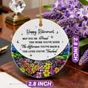 2 x Retirement Gifts for Women & Men: Retirement Ornaments, Farewell Gifts for Retiring Coworkers, Retired Gift for Coworker, Friend, Boss, Employee, Teacher, Nurse - Christmas Ornaments(Style H)