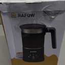 5 In 1 Milk Frother, Electric Milk Frother and Steamer 11.8oz Automatic Milk Steamer Hot & Cold Foam Maker, Milk Warmer Dishwasher Safe & Silent Working for Coffee,Latte,Cappuccino,Hot Chocolate