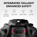 Sena R2 / R2 EVO / (Alexa Built-in) only R2X, Smart Bluetooth and Mesh Intercom Communications Road Cycling Helmet (Matte Black, Large)