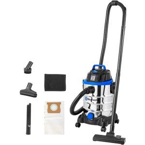 Vacmaster, VQ607SFD, 6 Gallon 3 Peak HP Stainless Steel Wet/Dry Shop Vacuum