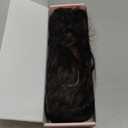 REECHO Ponytail Extension 30" Long Claw Clip Ponytail Extension for Women Curly Pony Tails Hair Extensions Clip in Synthetic Hairpiece for Women, Dark Chocolate Brown with Highlights