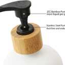 Glass Soap Dispenser for Kitchen Sink and Bathroom - Modern Farmhouse Decor, Hand Soap Dispenser for Kitchen Sink Decor (Black-dishes)