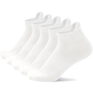 SERISIMPLE Thin Viscose Bamboo No Show Sock Men Low Cut Socks Odor Resistant Breathable Sock 5 Pairs, L