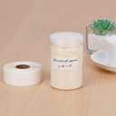 2 x Methidc Dissolvable Food Storage Labels Dissolves in Water in 30 Seconds - No Adhesive Residue - Perfect for Glass, Metal, Plastic Containers Blank White 1 X 2 Inch 500 Stickers(1 Roll)