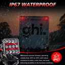 USB-C Wireless Trailer Lights Kit with Reverse, IP67 Waterproof Magnetic LED Tow Light for Towing, Tail, Brake, Turn Signal for Car, Boat, Camper, RV (B-Type)