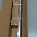 Modern Brushed Nickel Curtain Rods for Windows 16 to 60 Inches Adjustable Length Heavy Duty 1" Diameter Window Curtain Rod with Solid Metal Finials for Outdoor Farmhouse Bedroom Kitchen Living Room