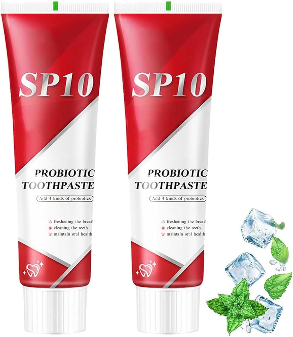 SP 10 Probiotic Toothpaste Whitening - Improve Oral Health With Dental Probiotic for a Brighter Tooth (2)