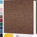 Zesthouse Photo Album Self Adhesive Pages, 60 Pages Magnetic Scrapbook Albums with Sticky Page, Photos Album Holds 8x10 & 5X7 & 4x6 & 6x8 & 3x5, Large Picture Book Ideal Gift for Family Wedding Baby (Coffee)