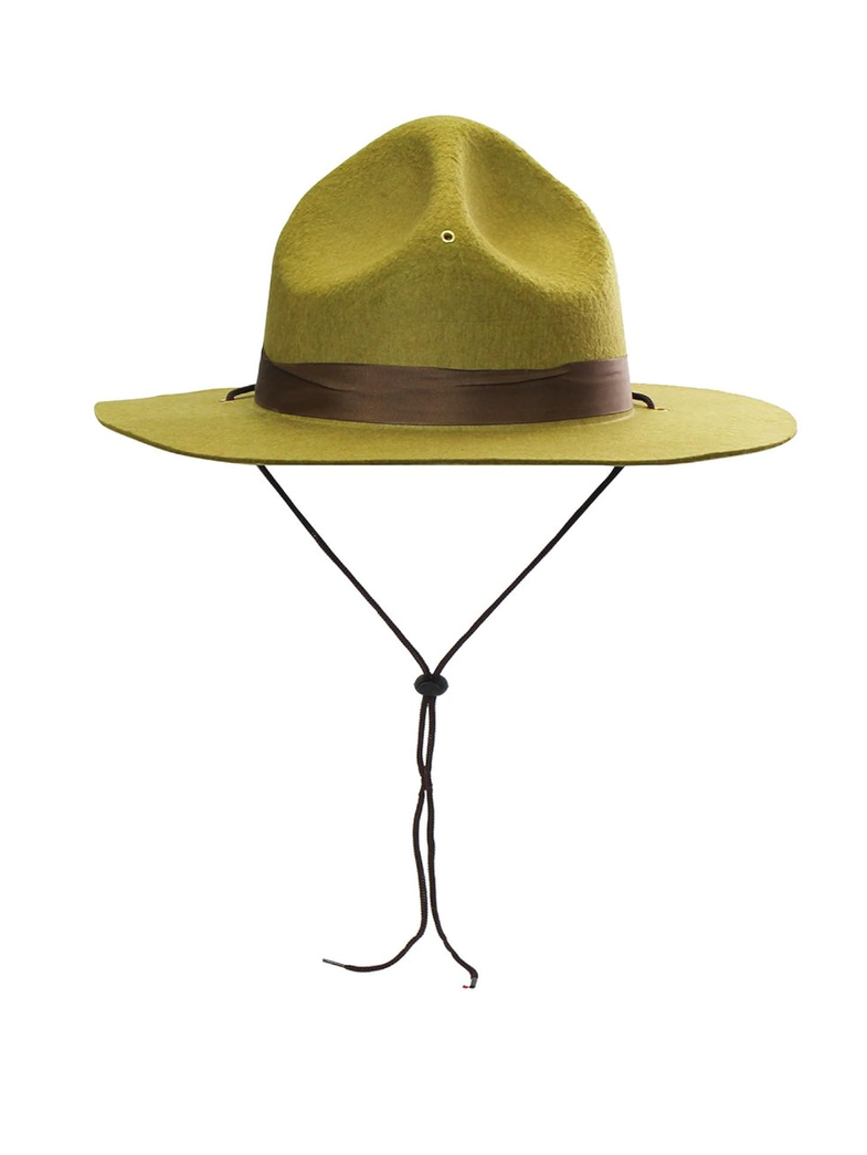 Funny Party Hats Ranger Hat - Brown Drill Sergeant Military Campaign Hat