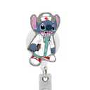 Nurse Badge Reel - Retractable ID Holder for Nurses Hospitals Doctors and Office Staff
