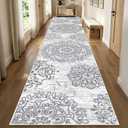 HEBE Hallway Runner Rug 3'x14', Washable Non Slip Kitchen Rug Runner