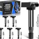 3.0 3.2 3.5 V6 Ignition Coil Pack UF242 C511 Iridium Spark Plugs 4503 Fit For Honda Accord Odyssey Acura CL TL RL Replaces GN10168 C1221 30520P8FA01 30520-P8E-A01 30520RCAA02 C242(Set of 6)