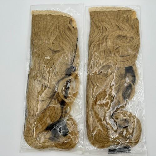 StrRid Hair Extensions Wavy 30" #24 Golden Brown/ Light Strawberry Blonde